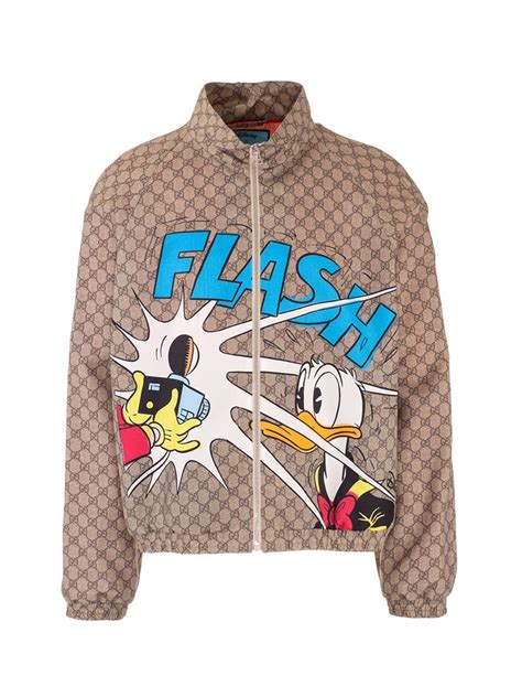 gucci donald duck bomber jacket|Gucci x Disney Donald Duck Felt Bomber Jacket 'Blue' .